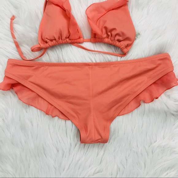 Victoria’s Secret Ruffle Cheeky Bottom Bikini - Picture 2 of 7